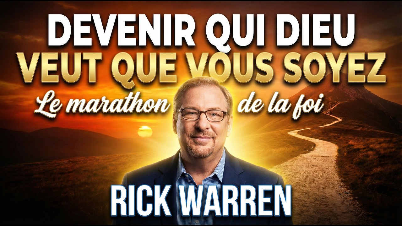 Devenir qui Dieu veut que vous soyez : Le marathon de la foi