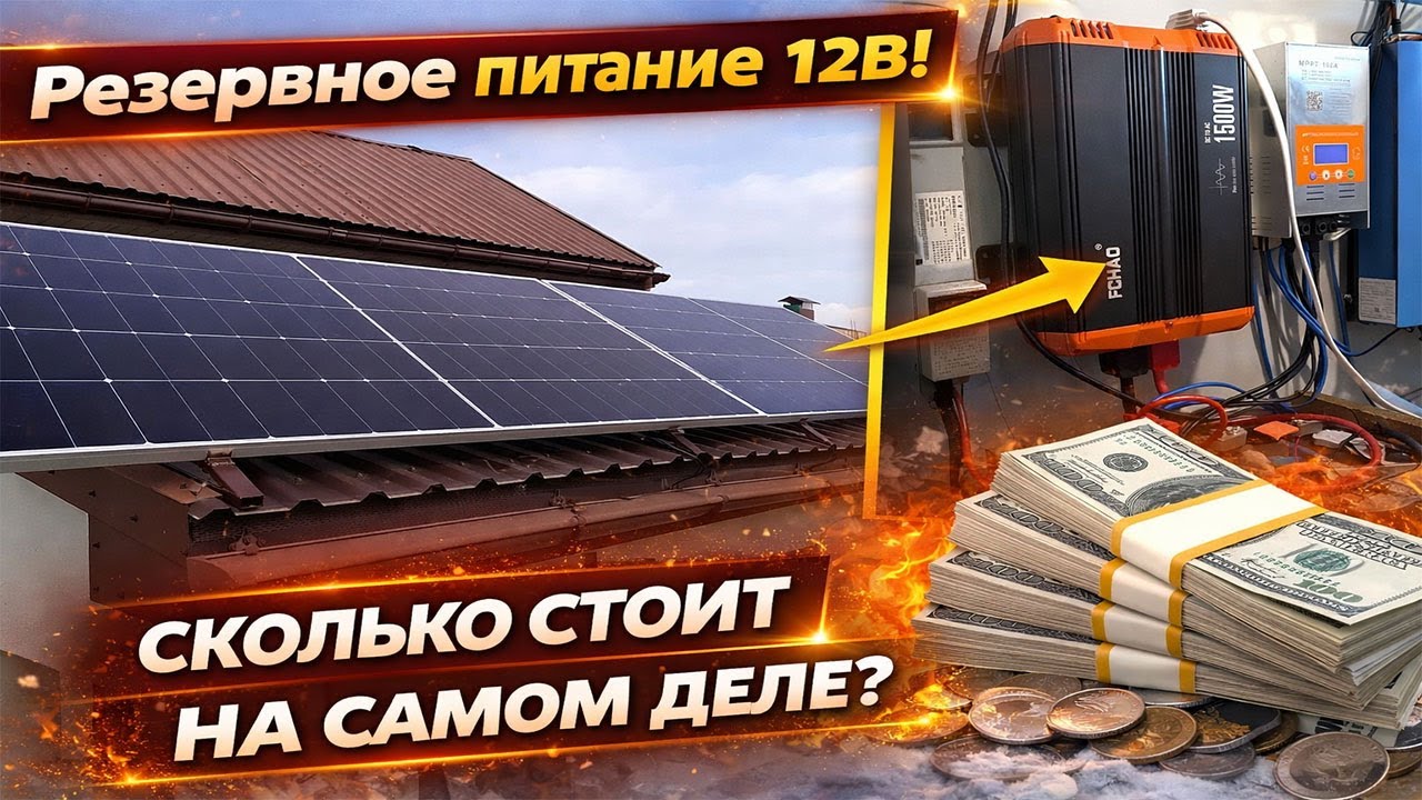 Стоимость системы резервного питания на 12В