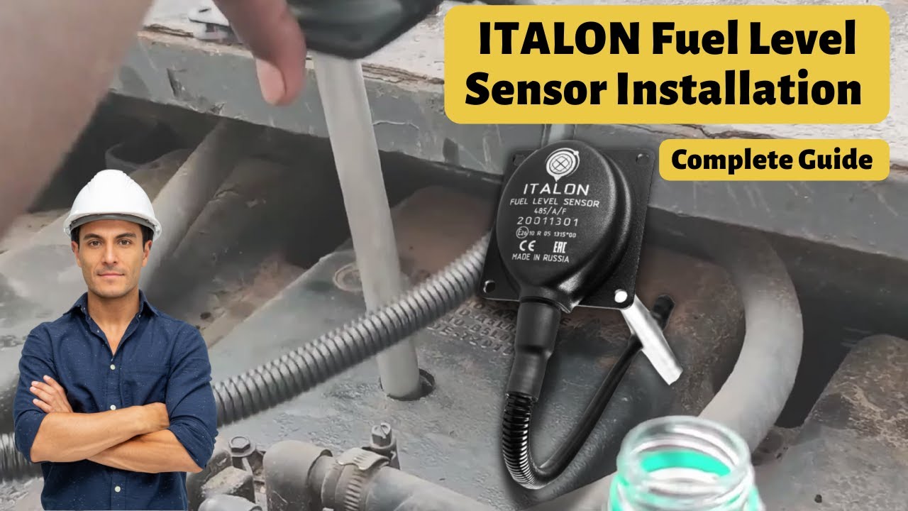 ITALON Fuel Level Sensor Installation Complete Guide | Sensor & GPS Wiring | Calibration | VAMOSYS