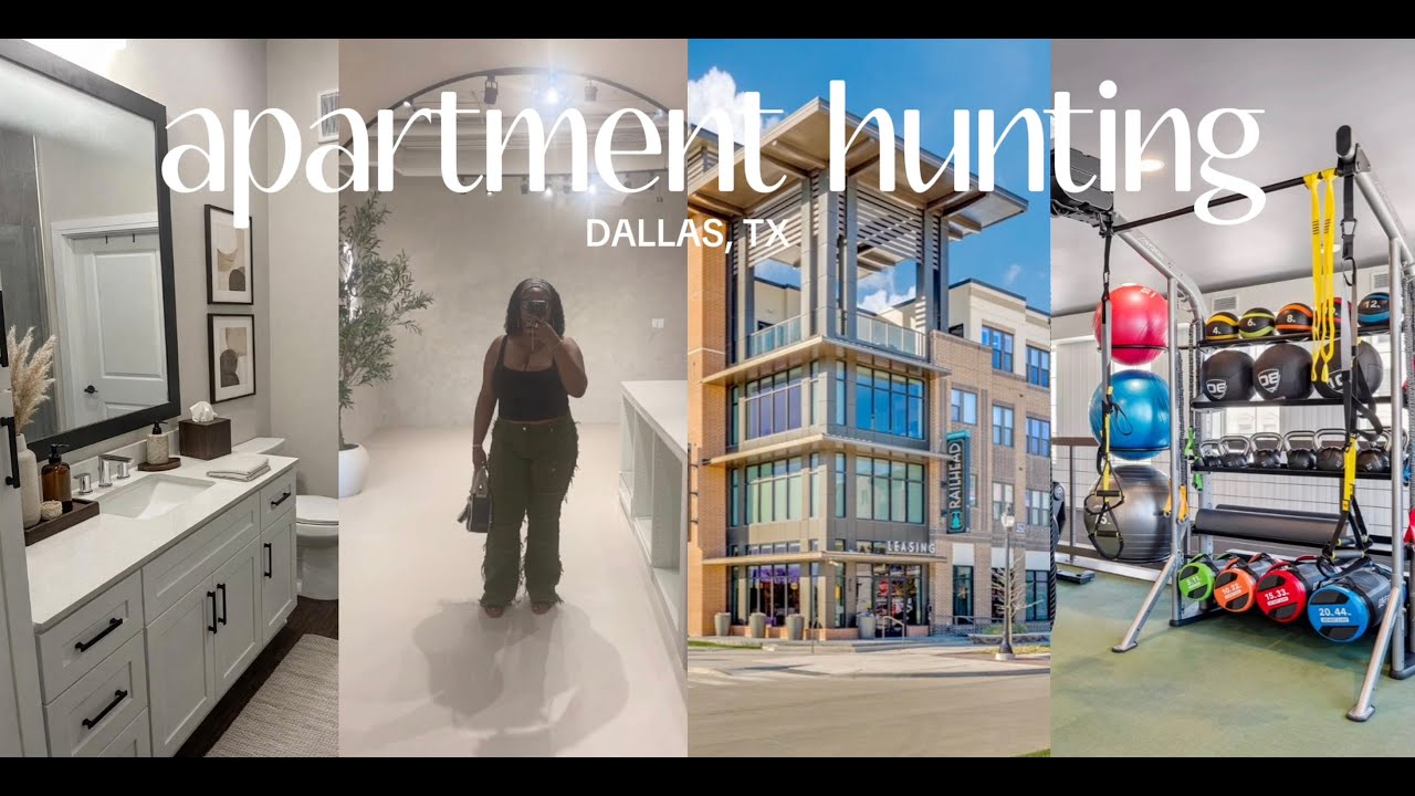 unboxing my next chapter | touring apartments