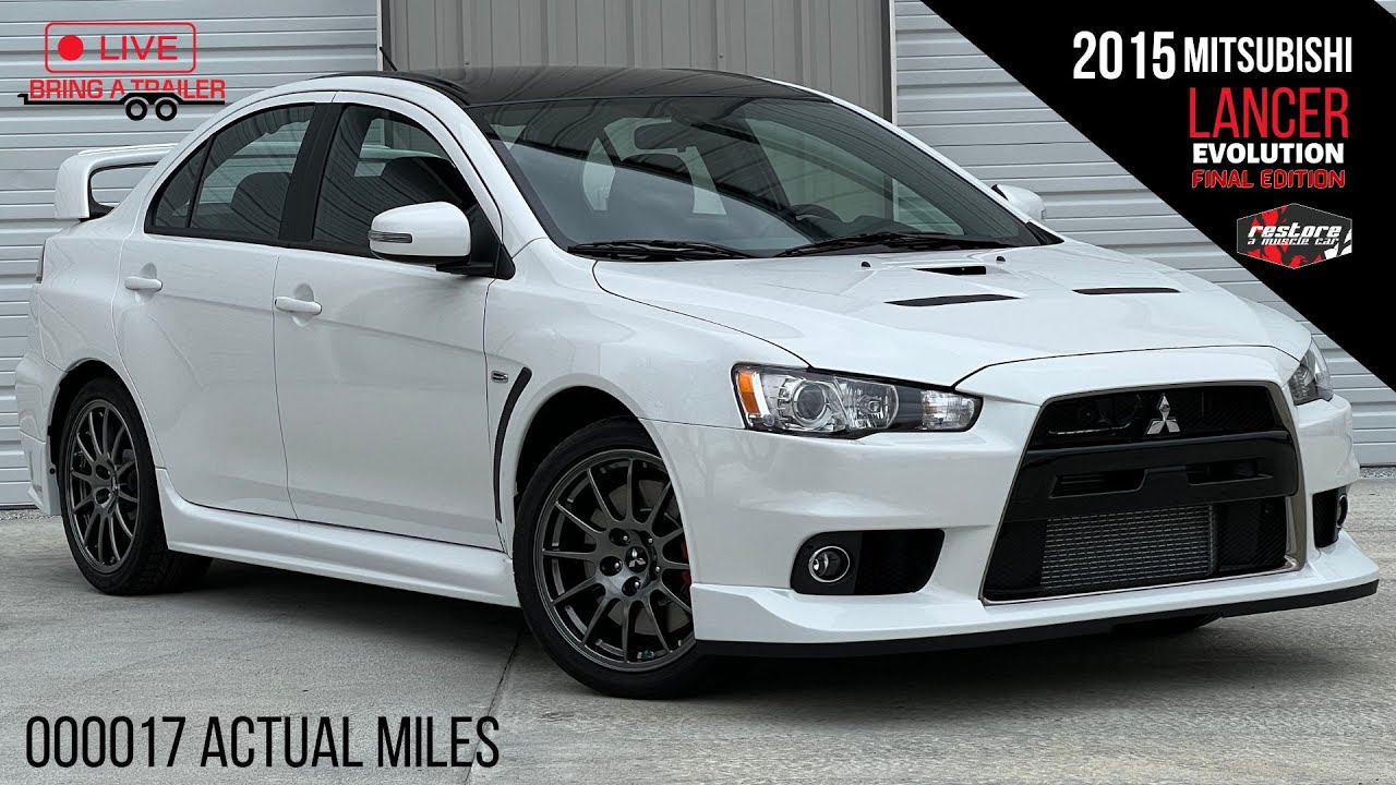 17-Mile 2015 Mitsubishi Lancer Evolution Final Edition 5-Speed (On Bring A Trailer)