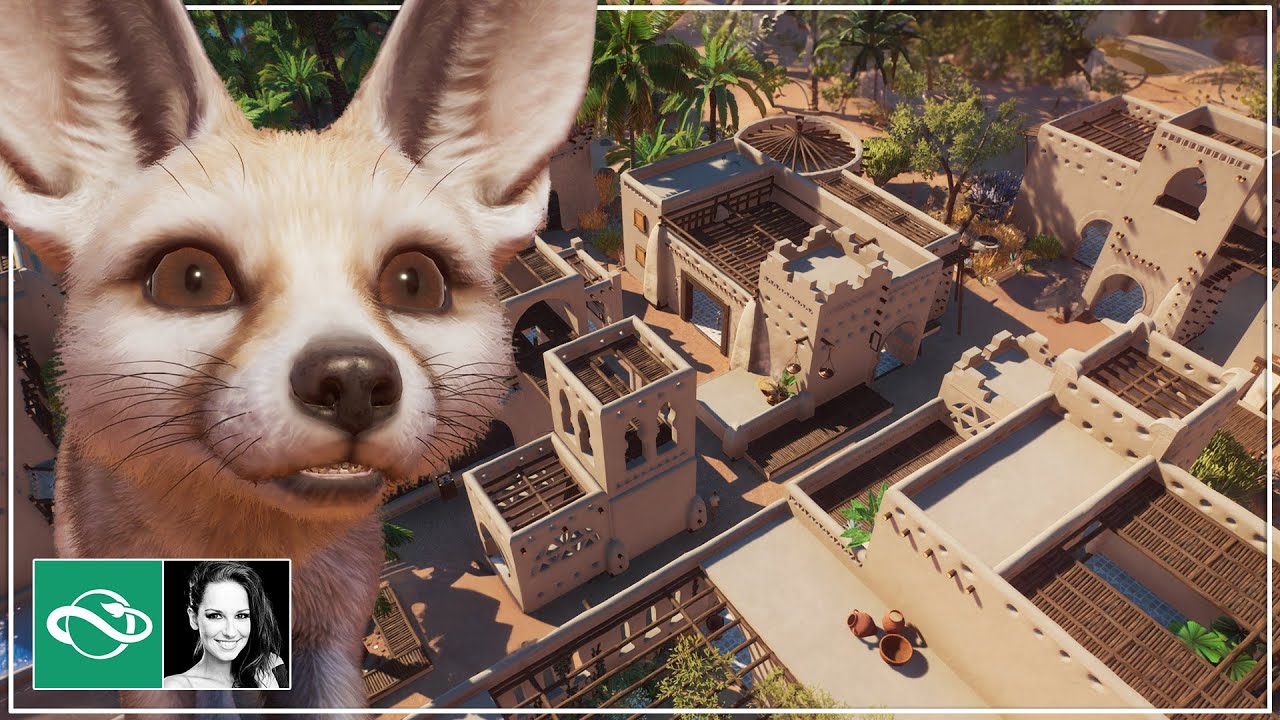 Beautiful Desert Wildlife Park Tour in Planet Zoo