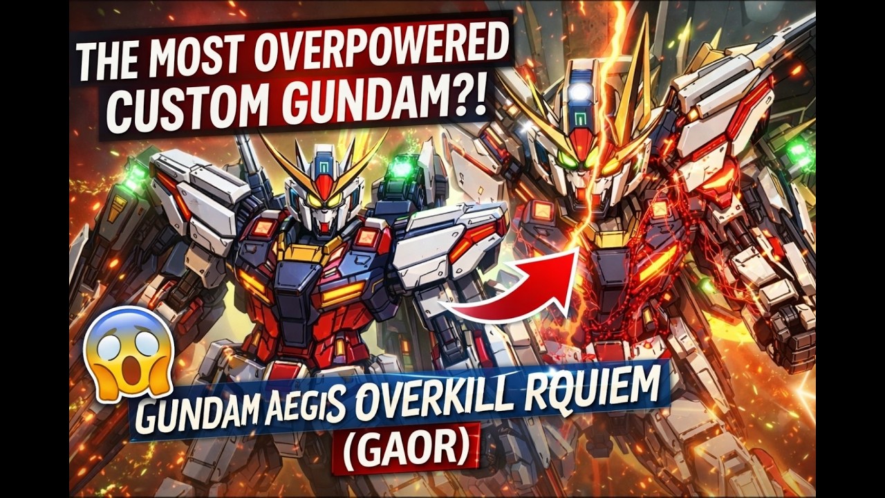 GUNDAM AEGIS OVERKILL REQUIEM (GAOR) &ndash; The Most Overpowered Custom Gundam Ever Designed?!