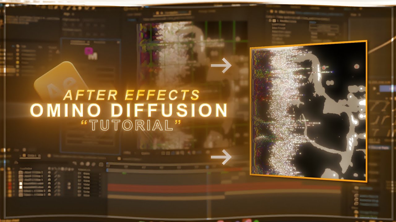 Omino diffusion glitch - After Effects Tutorial