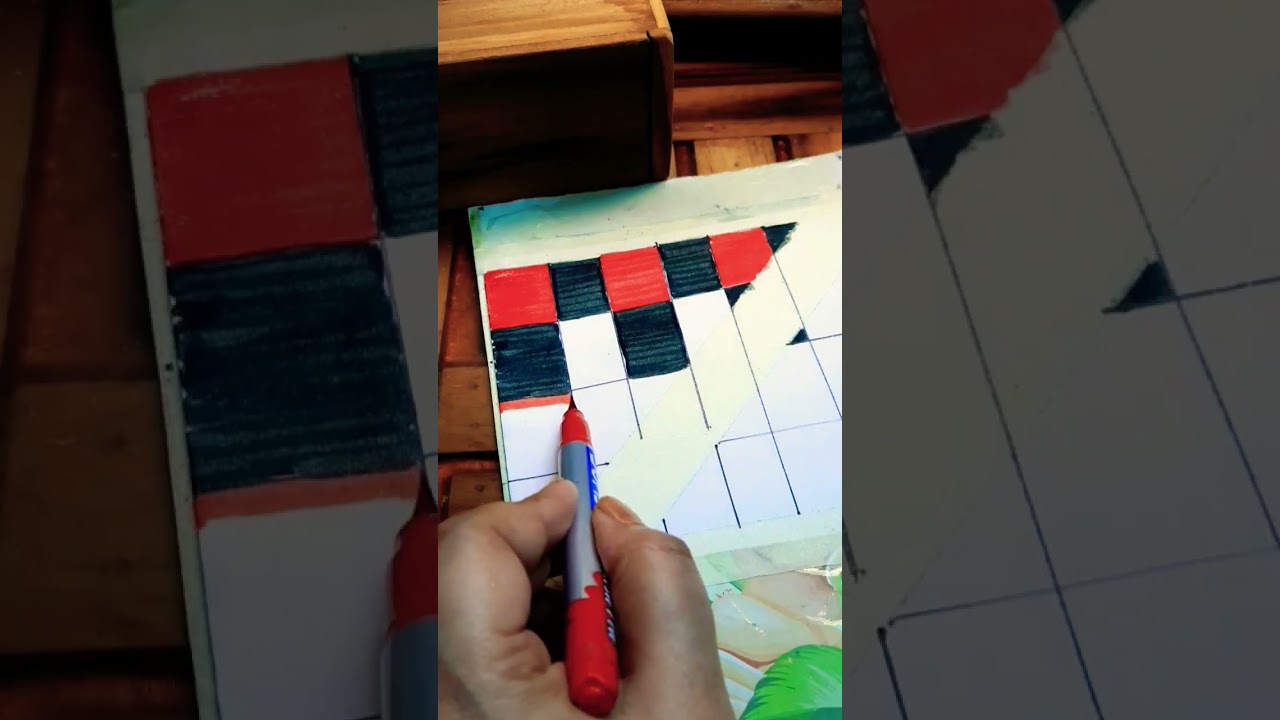 amazing card idea#youtube #shorts #creative #carddesign #redandblack