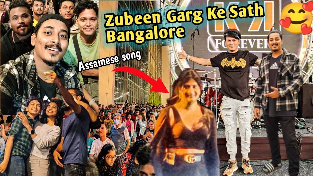 Zubeen Garg Live Concert In Bangalore Bharatiya Mall First Experience 😱 Assamese People Gone Crazy