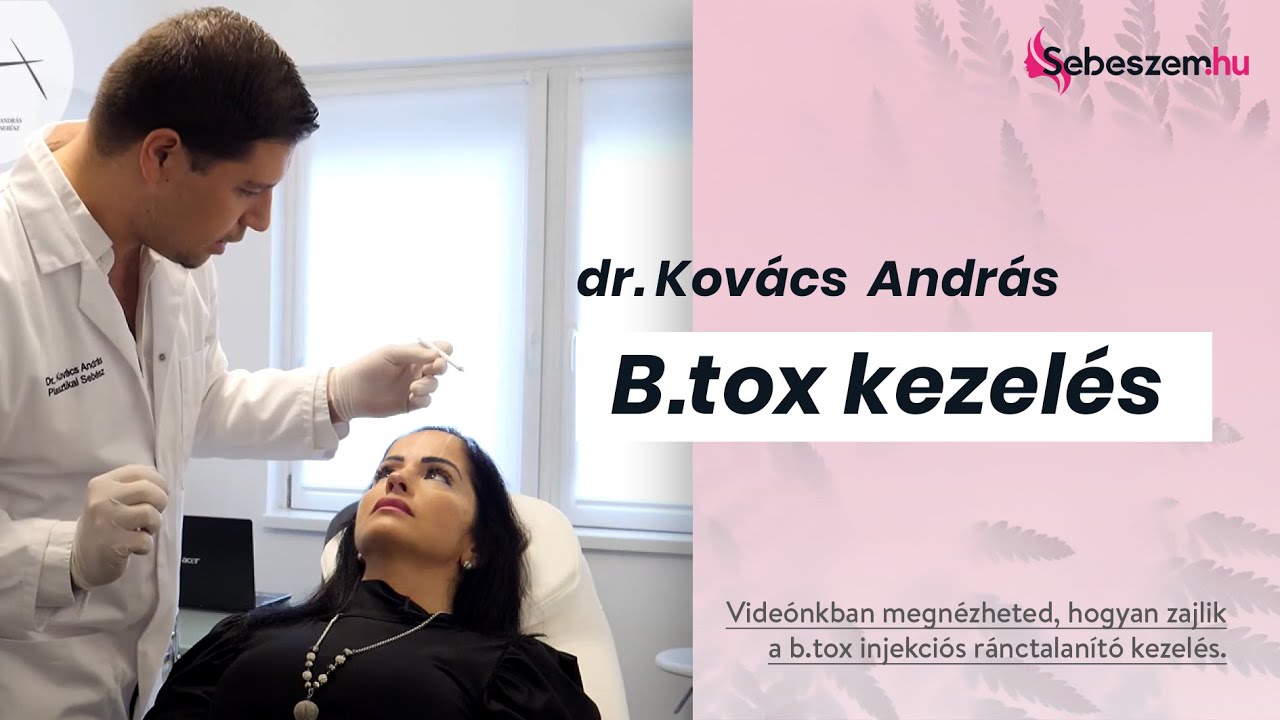 Botox kezelés homlokon  - Dr. Kovács András