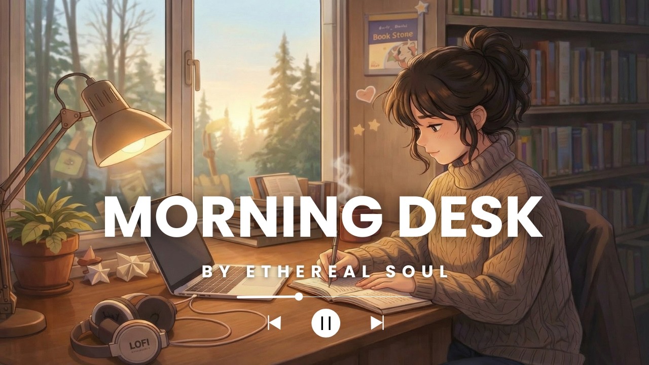 Morning Desk Focus ☀️📚 | Calm Lo-Fi Beats for Study & Deep Concentration