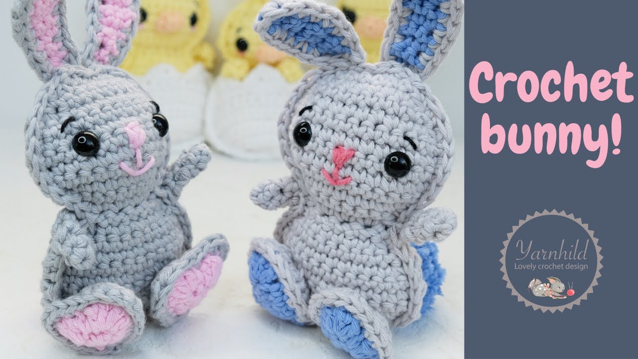 Crochet bunny- Easy ragdoll bunny for beginners! - Crochet Rabbits