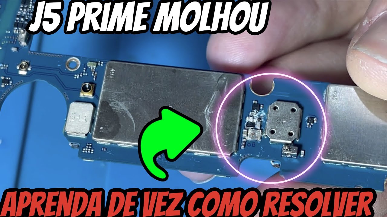 Samsung J5 Prime Molhou e não liga | Reparo na placa | Resolvido