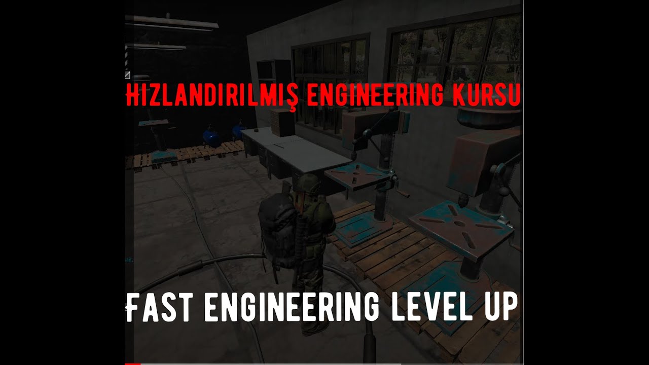 [SCUM 0.8] Hızlandırılmış engineering kursu [Fast engineering level up.]