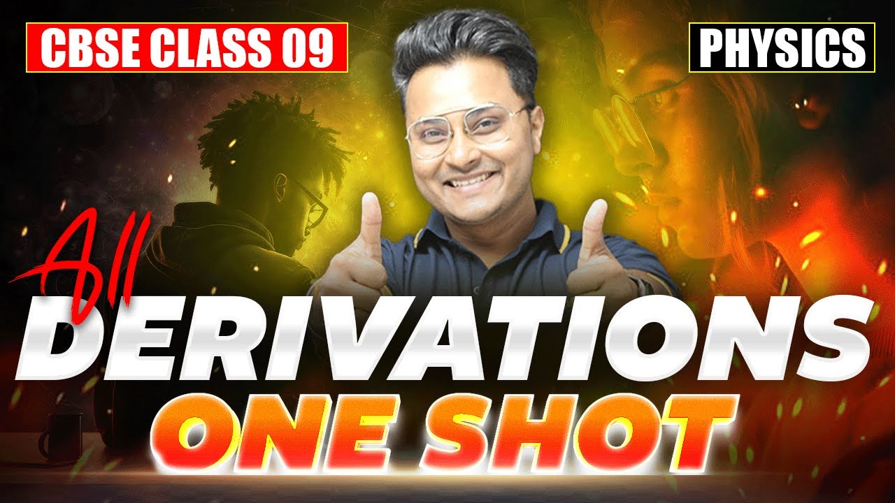 All Derivations in ONE SHOT🔥 | CBSE Class 9 Physics | Abhishek Sir | Rankplus