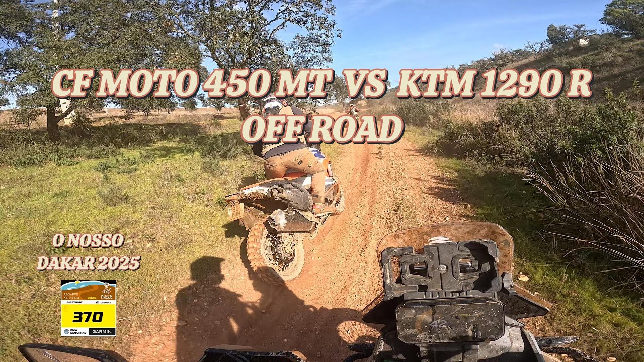 CF MOTO 450MT vs KTM 1290 Super Adventure R  - OFF ROAD - O nosso DAKAR 2025