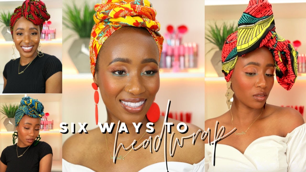 6 милых и простых вариантов повязки на голову в стиле Анкара для коротких волос