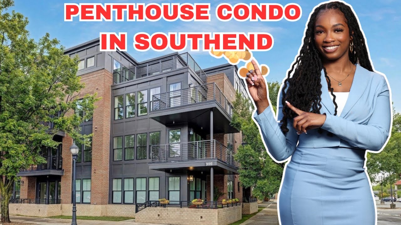 Experience Luxury Living in this Must-See Penthouse Condo In Southend Charlotte! #movingtocharlotte