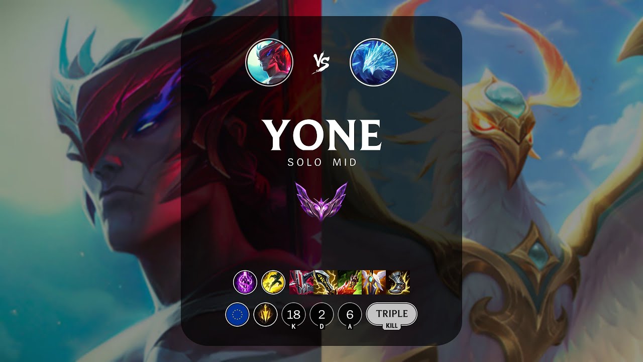 Yone Mid vs Anivia - EUW Master Patch 12.23