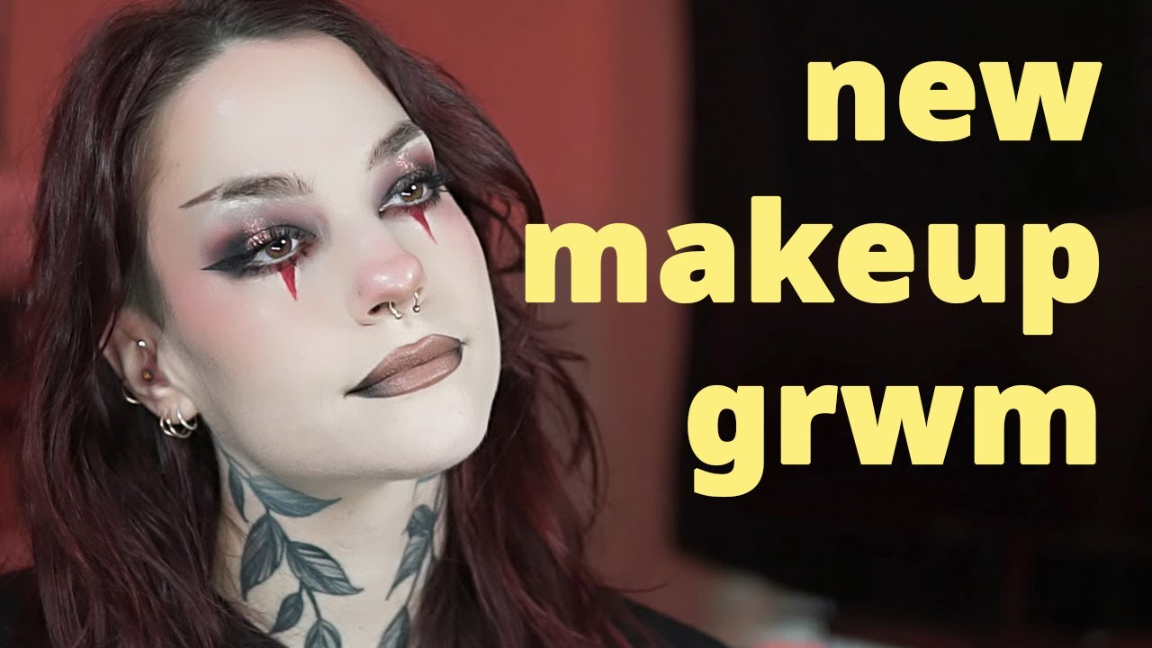 SPARKLY GRUNGE LOOK // NEW MAKEUP & CHATTY TUTORIAL