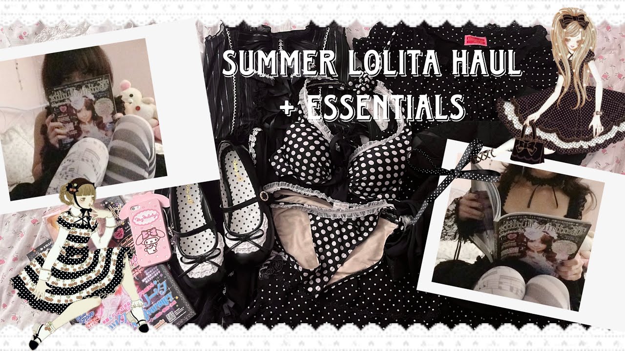 summer lolita haul + essentials ⋆. 𐙚 ˚ (blouses, jsks, dresses, shoes & frilly bikini!)