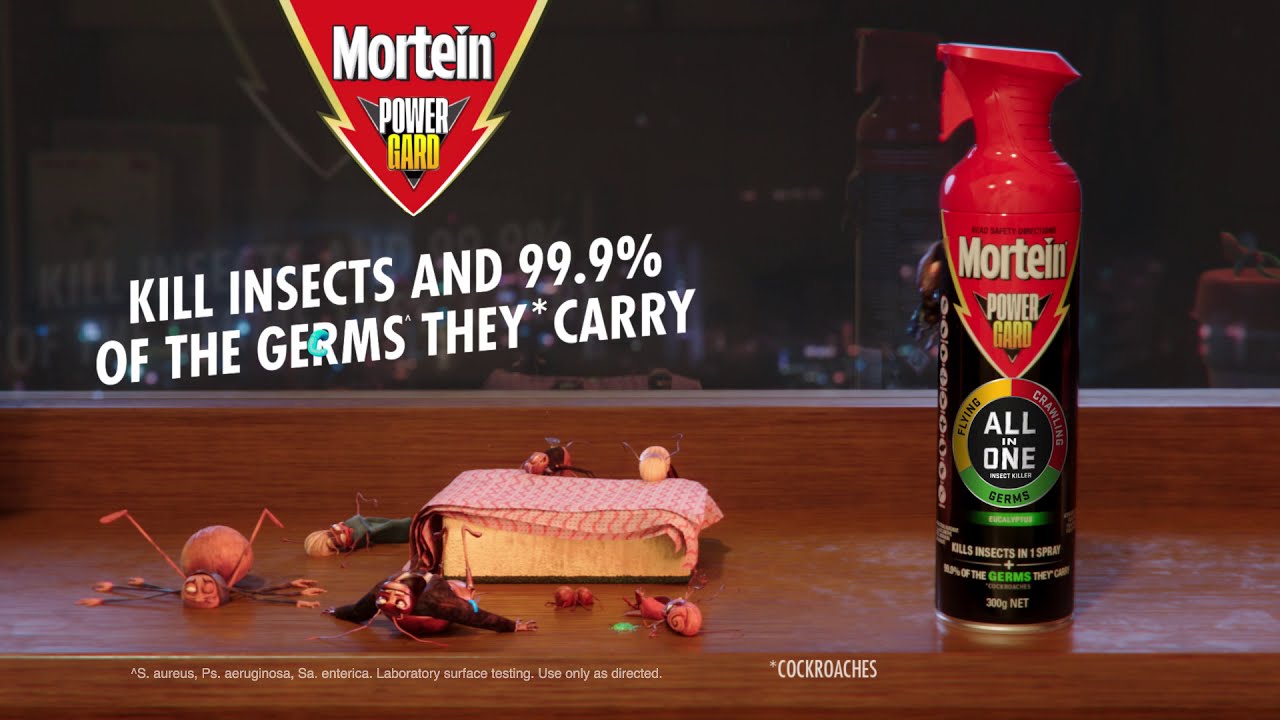 Mortein Powergard All In One Insect Killer with Germ Kill Eucalyptus