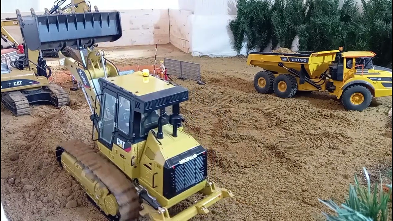 kabolite  excavator  k961 - loader k963 - huina 580 (prima parte)