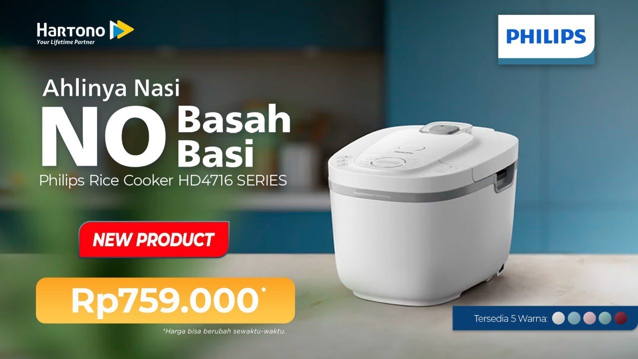 PHILIPS RICE COOKER HD4716 SERIES / REVIEW INDONESIA
