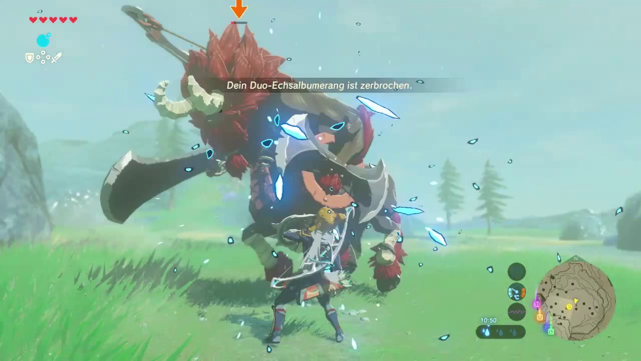 Switch - Zelda breath of the Wild - Killing Leunen / Lynel normal way