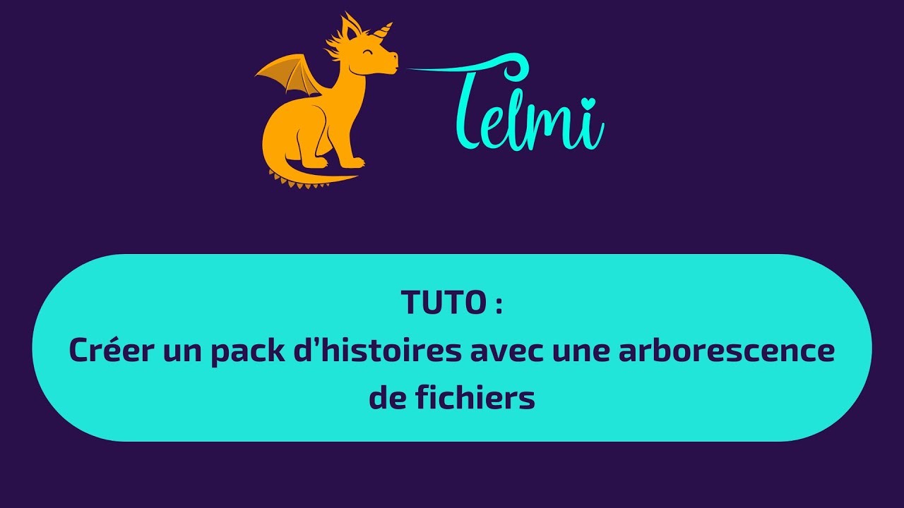 Telmi Sync : Créer d'un pack d'histoires avec une arborescence de fichiers