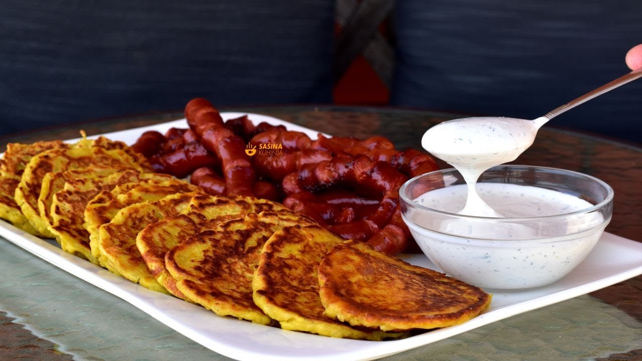 Ljetne palačinke od tikvica, krumpira i trokutića sira recept
