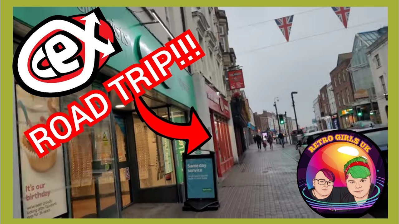 LIVE CEX Road Trip To Taunton | Retro Girls UK #videogames #haul #cex #blurays #retro #retrogames