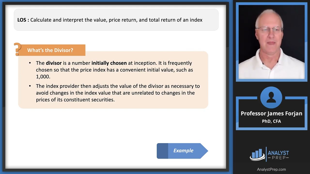 Security Market Indexes (2025 Level I CFA&reg; Exam &ndash; Equity &ndash; Module 2)