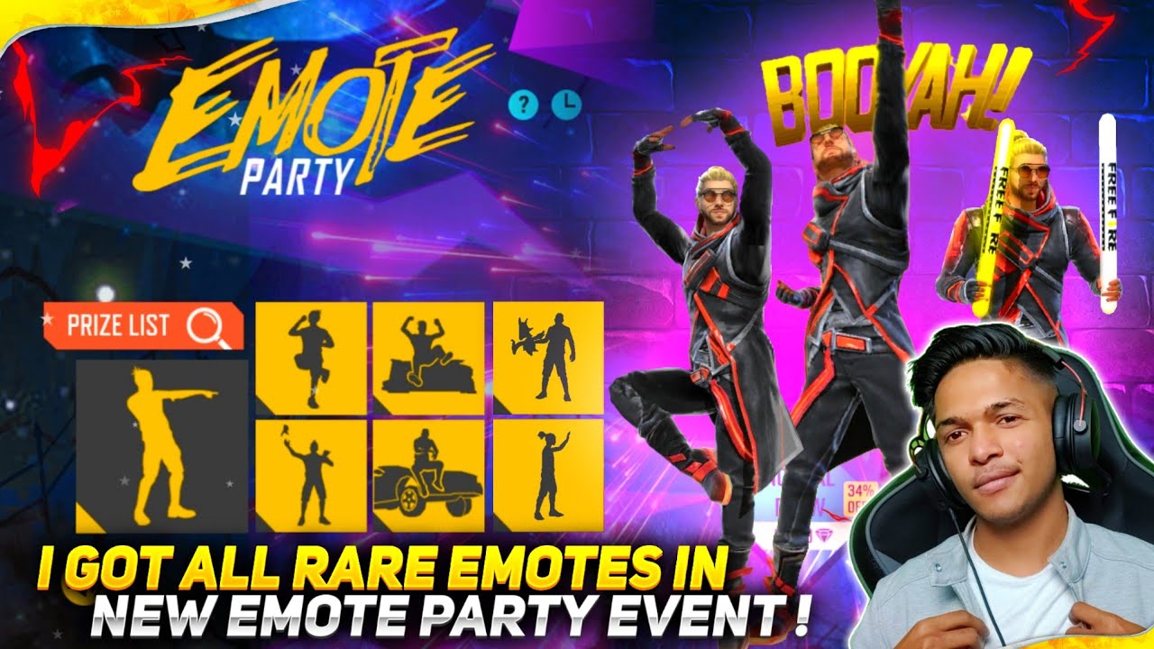 New Christmas Emote Party Event I Got All Legendary Emotes In 20 Diamond Garena Free Fire 2020