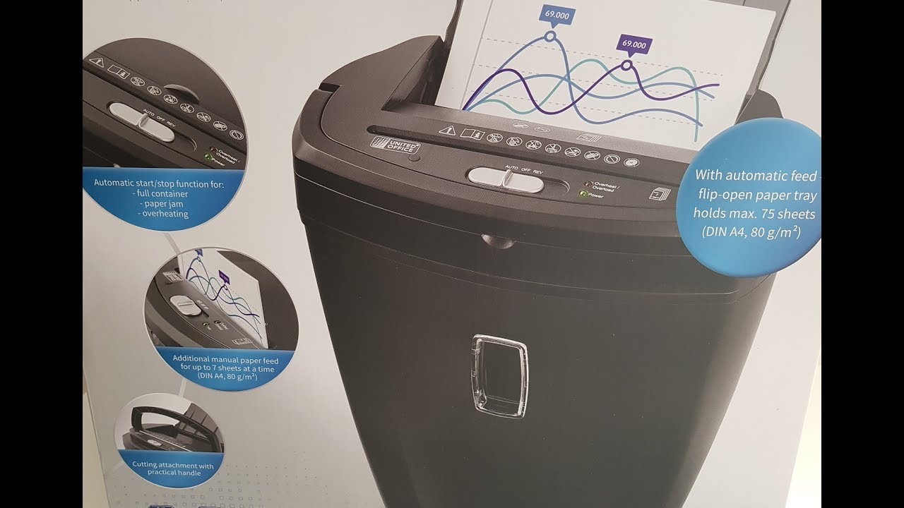 UNITED OFFICE Document Shredder Testing