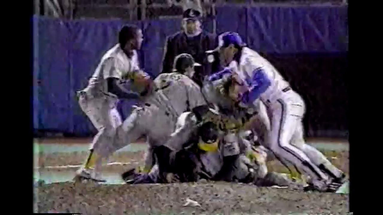 1989 George Bell charges mound Gene Nelson hit-by-pitch memories of Bruce Kison Toronto Blue Jays