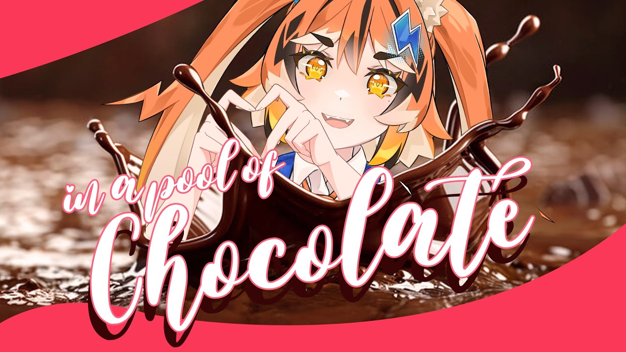 【VALENTINE】Swimming In A Pool Of Chocolate (Join Me!) | !twitter | !discord #pawwawawa