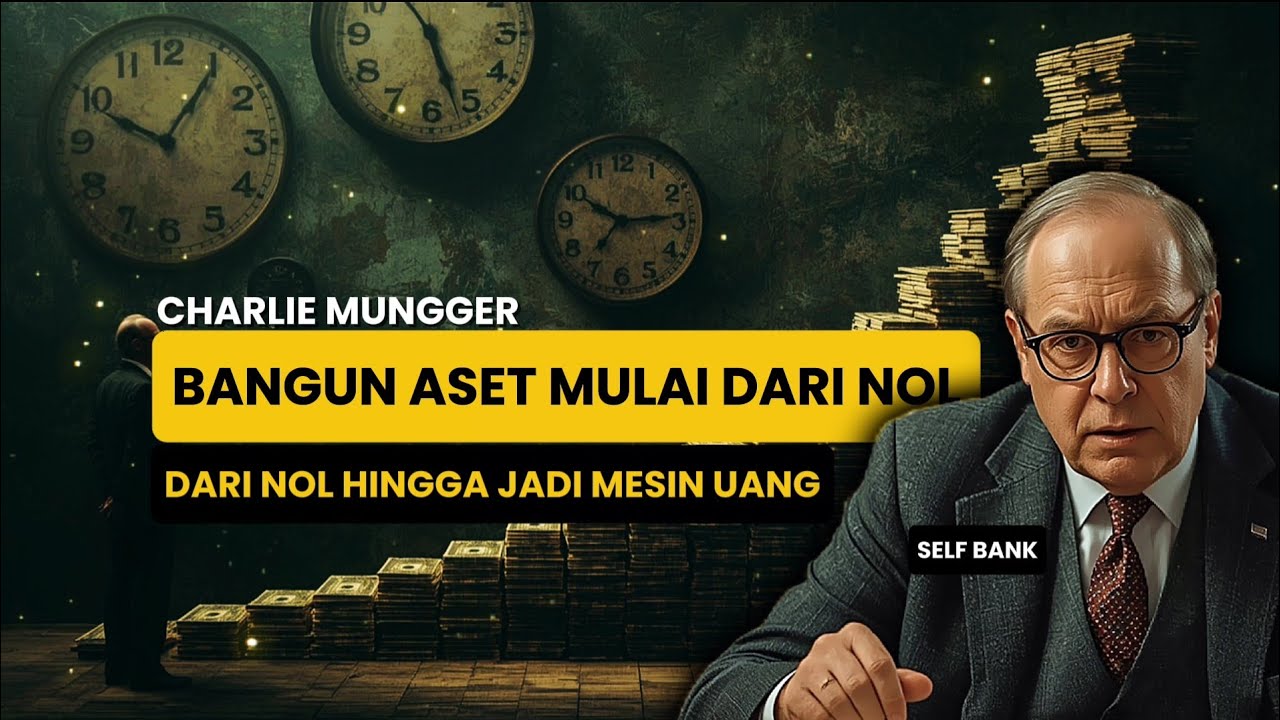 Strategi Charlie Munger Bangun Aset Dari 0 - Hingga Triliunan!!
