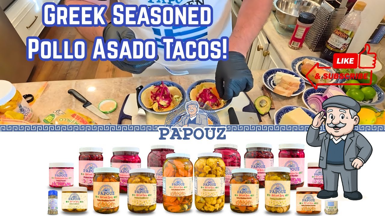 Papouz Greek Seasoning - Pollo Asado Tacos