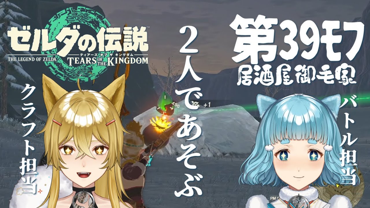 【ゼルダの伝説 / ティアーズ オブ ザ キングダム】第39ﾓﾌ・ふたりであそぶ。翔ける。創る。紡ぐ。まったり祠を探す。。。が、その前にぴーちに何かが！！