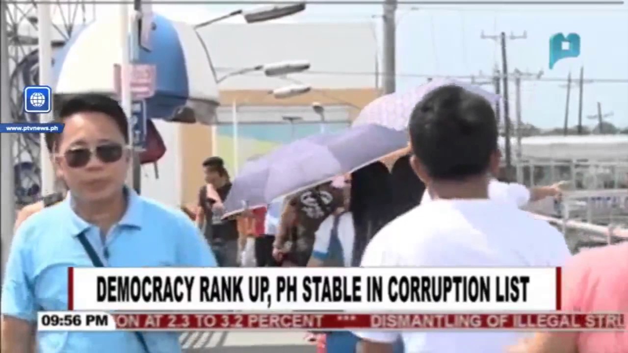 Democracy rank up, PH stable in corruption list