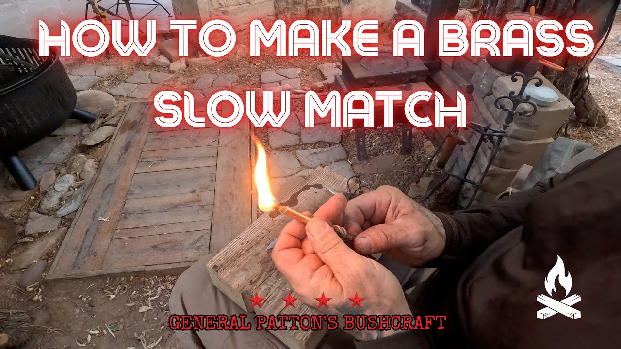 HOW TO MAKE A BRASS SLOW MATCH #diy