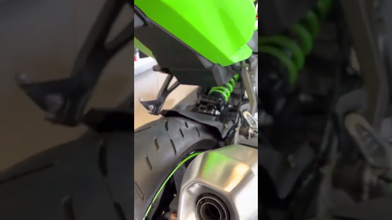 2023 Kawasaki ninja zx4rr stock exhaust sound.