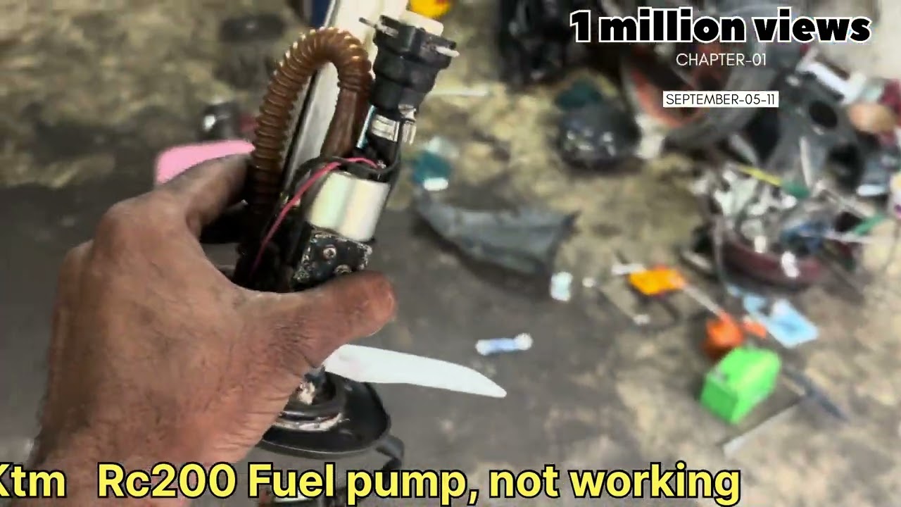 KTM RC 200 Fuel pump Motor Repair Guide 'Fix No Fuel pressure ( Clear :  direct.. problem 