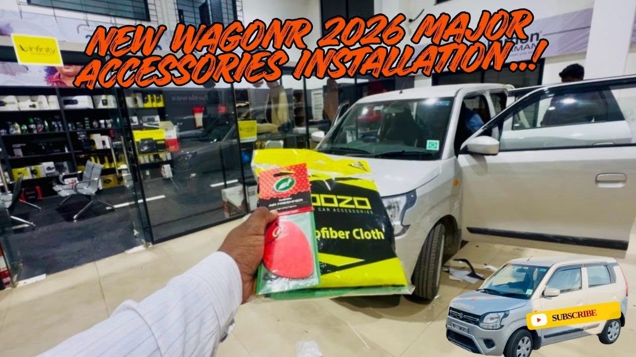 New WagonR 2026 Major Accessories Installation |NikhilGunjal0014