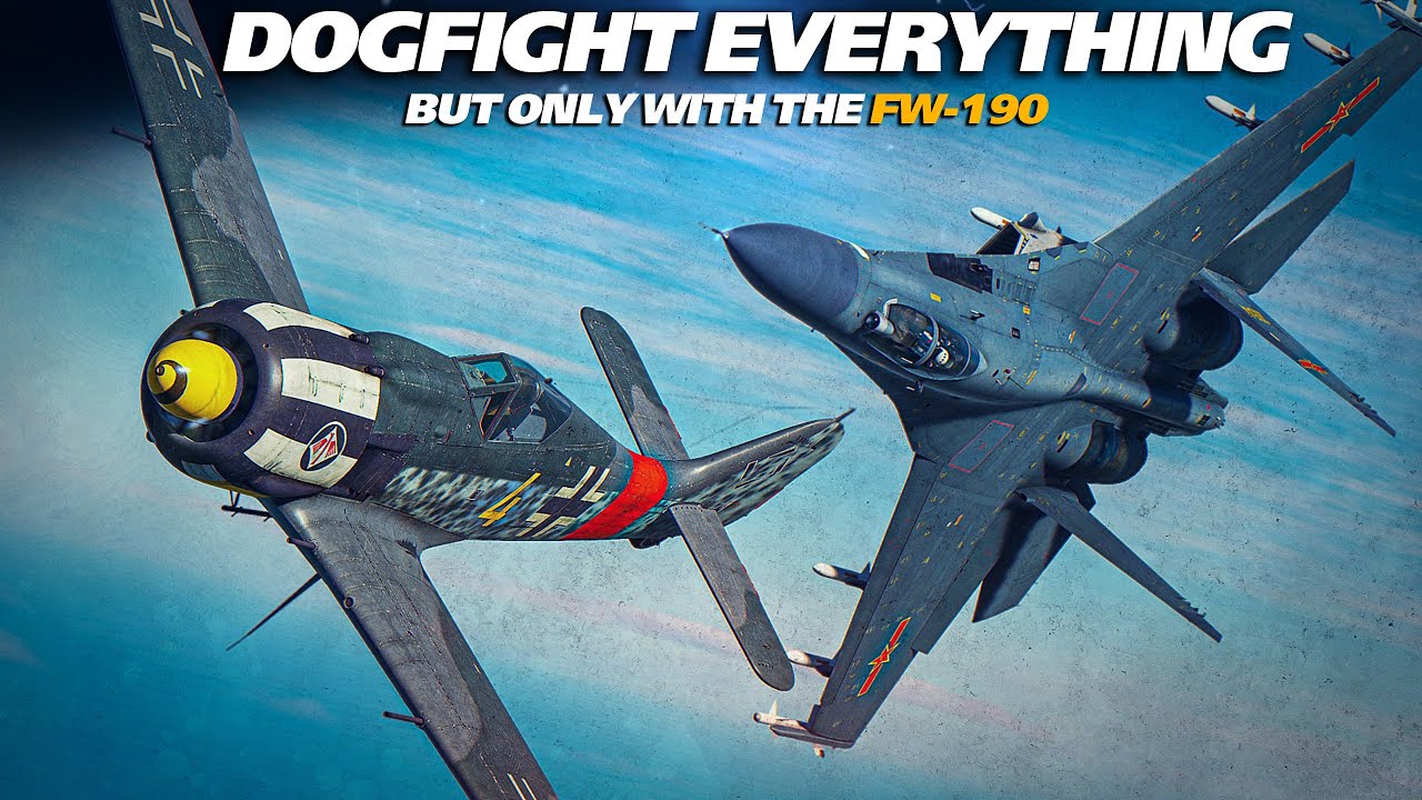 Dogfight Everything But Only In The Fw-190 A8 | Digital Combat Simulator | DCS |