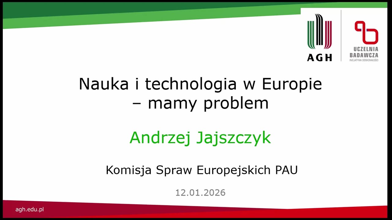 Komisja Spraw Europejskich PAU - 12 stycznia 2026
