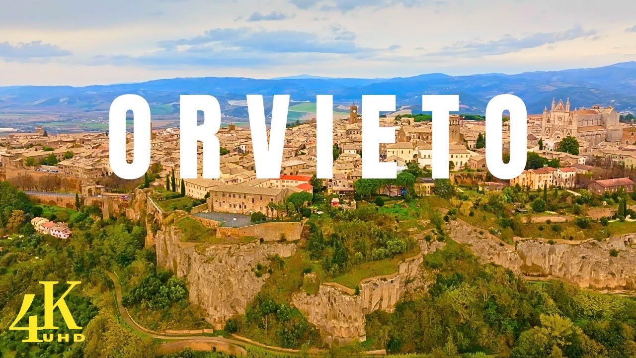 Orvieto , Italy 🇮🇹 4K UHD | Drone Footages