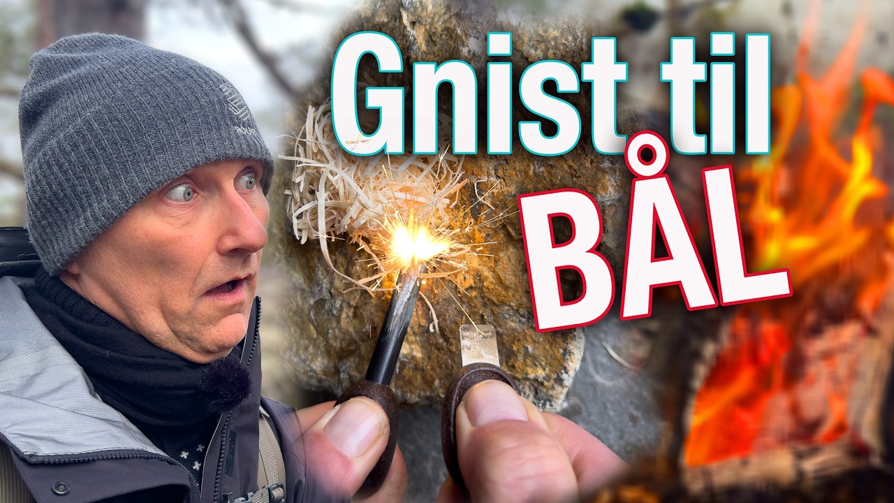 Jarle tester tennstål: blir gnisten til bål?