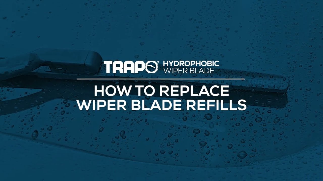 How to replace Trapo Wiper Blade Refill