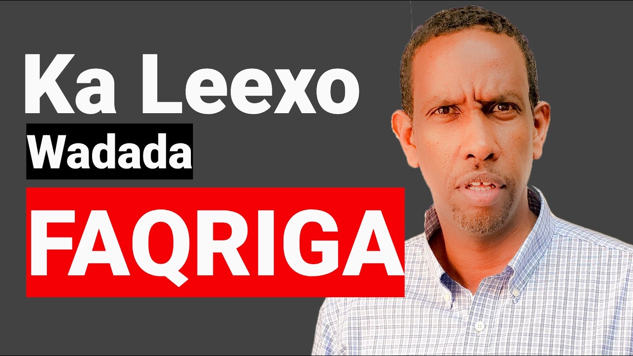 KA LEEXO Wadada Faqriga - You have choice to escape from poverty  #abdiwahabelmi  #somvato