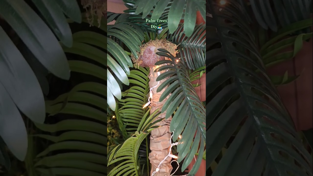 How to make a Palm Tree!🏝 |Moana Diy