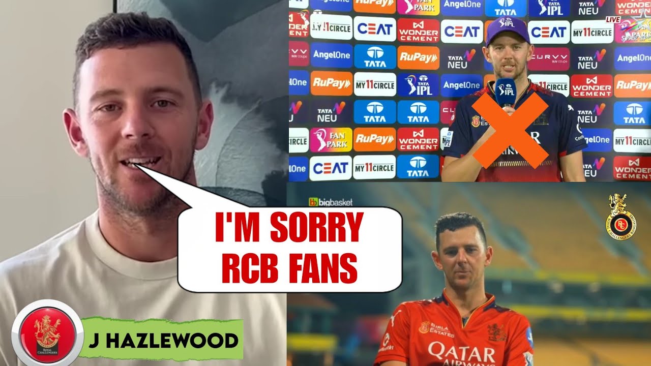 Josh Hazlewood Message For RCB Fans After Ruled Out Of IPL 2026 | J Hazlewood Ruled Out Of IPL 2026